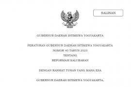 PERATURAN GUBERNUR DIYOGYAKARTA TENTANG REFORMASI KALURAHAN